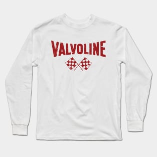 Valvoline racer vintage Hot Rod, Rat Rod Gasser, Racecar - red print Long Sleeve T-Shirt